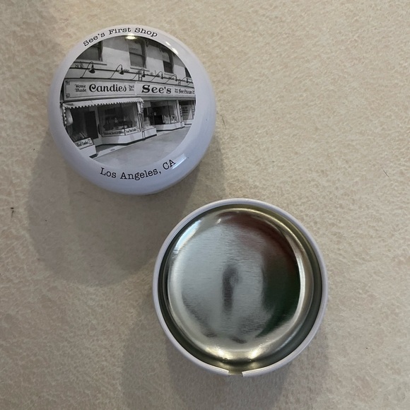 See's Candies 100th Anniversary Limited Ed. Lollipop Tin Empty Case 1st Shop new - Picture 3 of 6